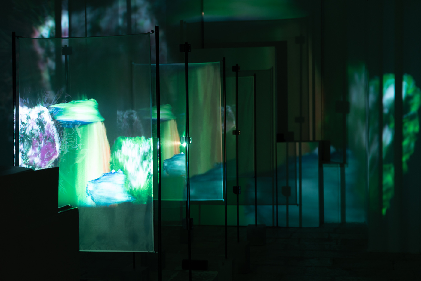 Sounds in Space installation view, photograph 1.
